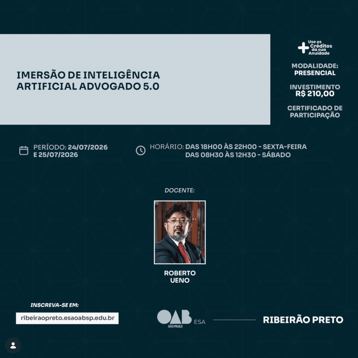 📙 ESA RP: Imersão de Inteligência Artificial – Advogado 5.0